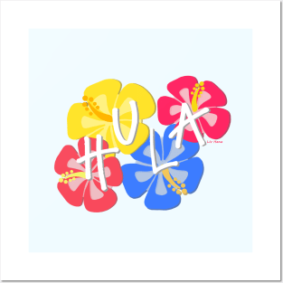 Hula Flowers Posters and Art